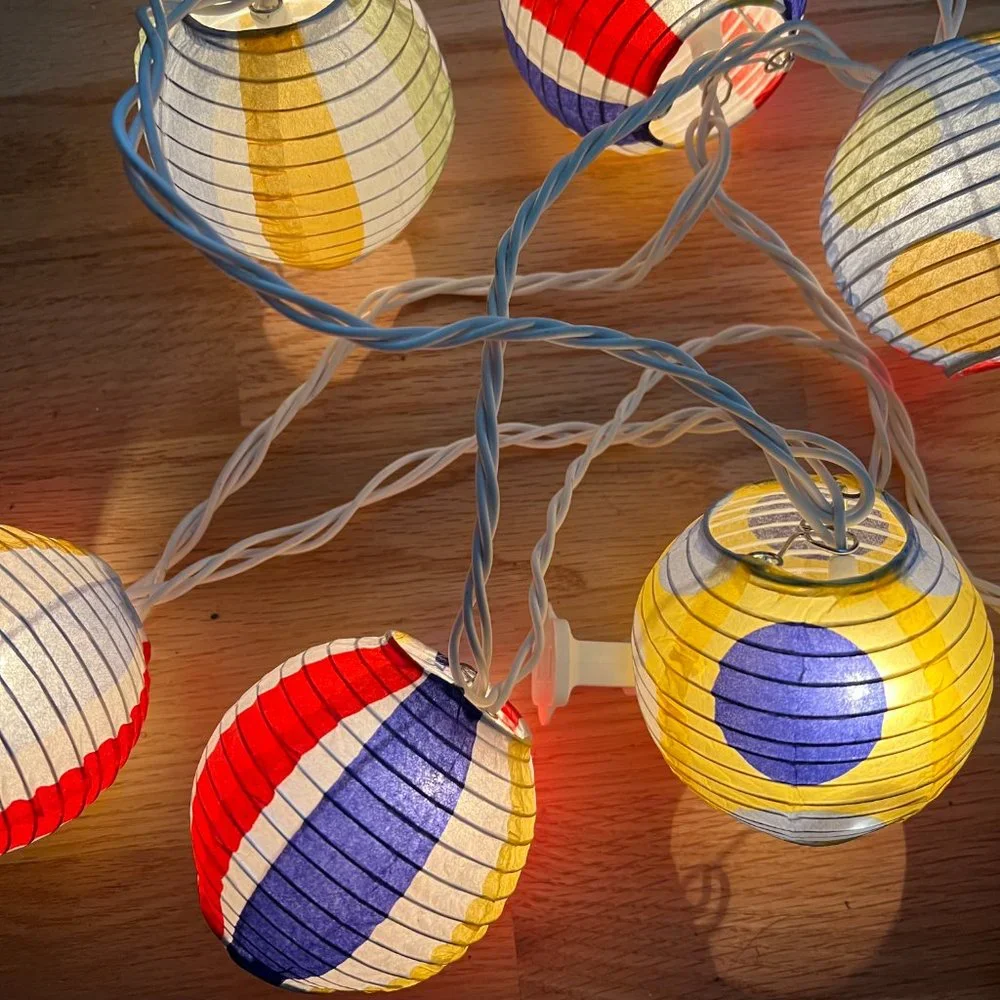 Fun Paper Lantern String Lights